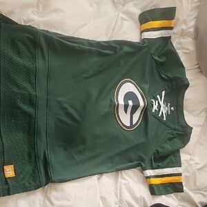 Fanatics Green and Yellow Women's Jersey